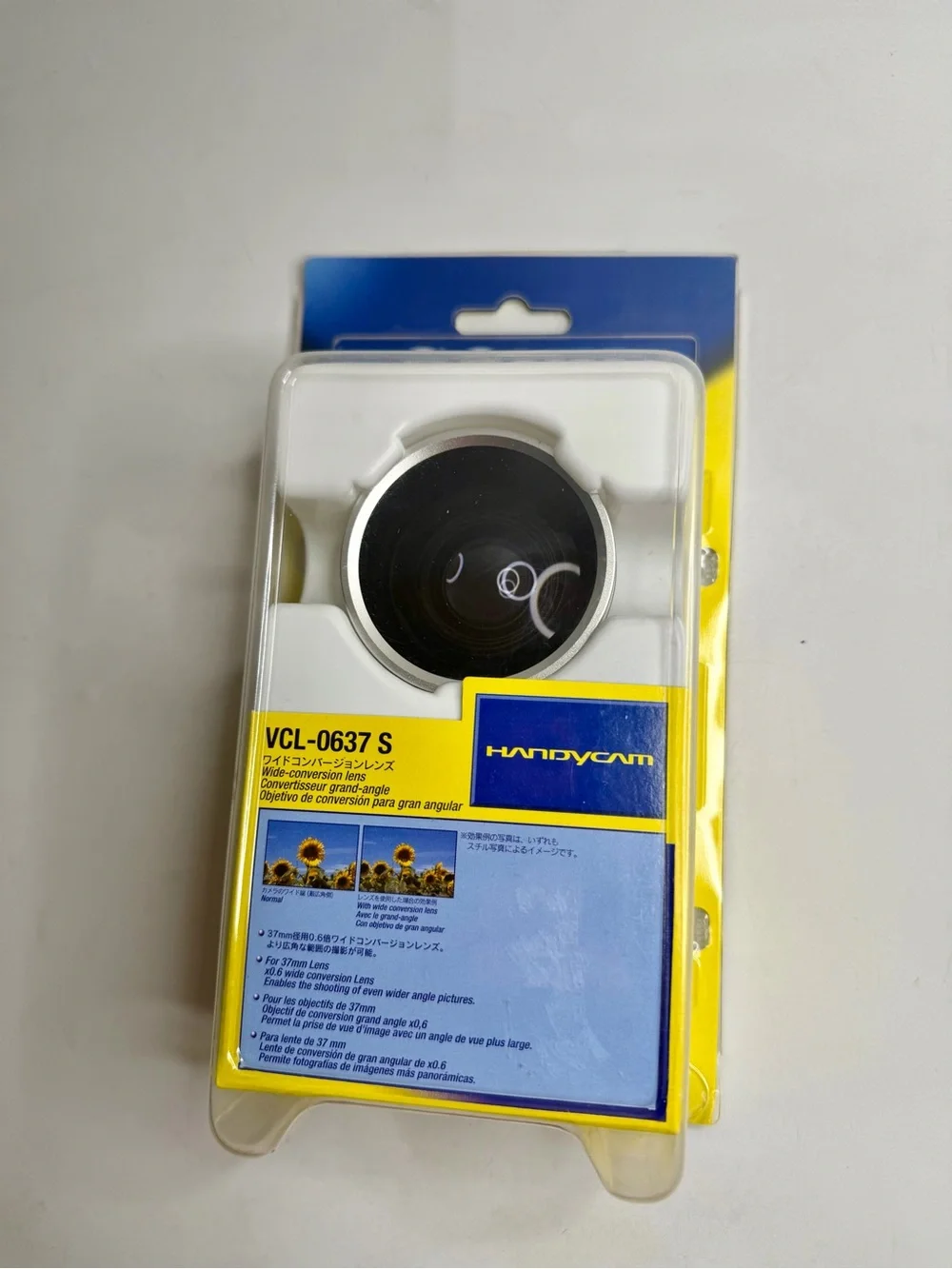 Sony VCL-0637 S Wide Conversion Lens for Handycam Camcorders 37 mm